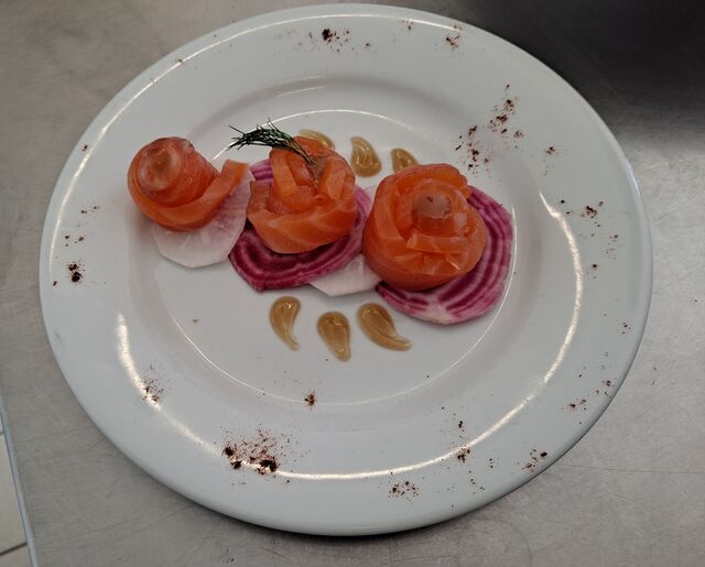 Gravlax de saumon