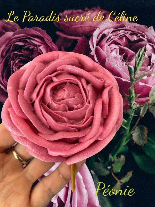 Biscuit sablé parfumé à la fleur d'oranger avec glaçage royal ! c'est sublime encore plus beau en vrai ^^