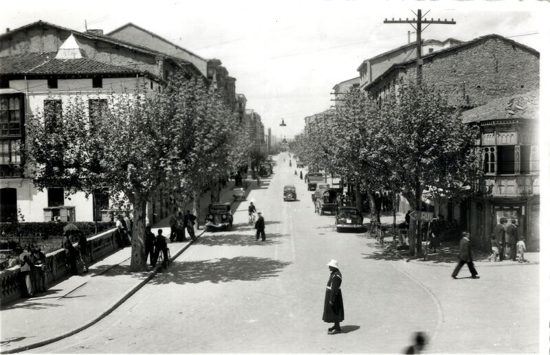 Postal Calle de Vitoria - Miranda de Ebro