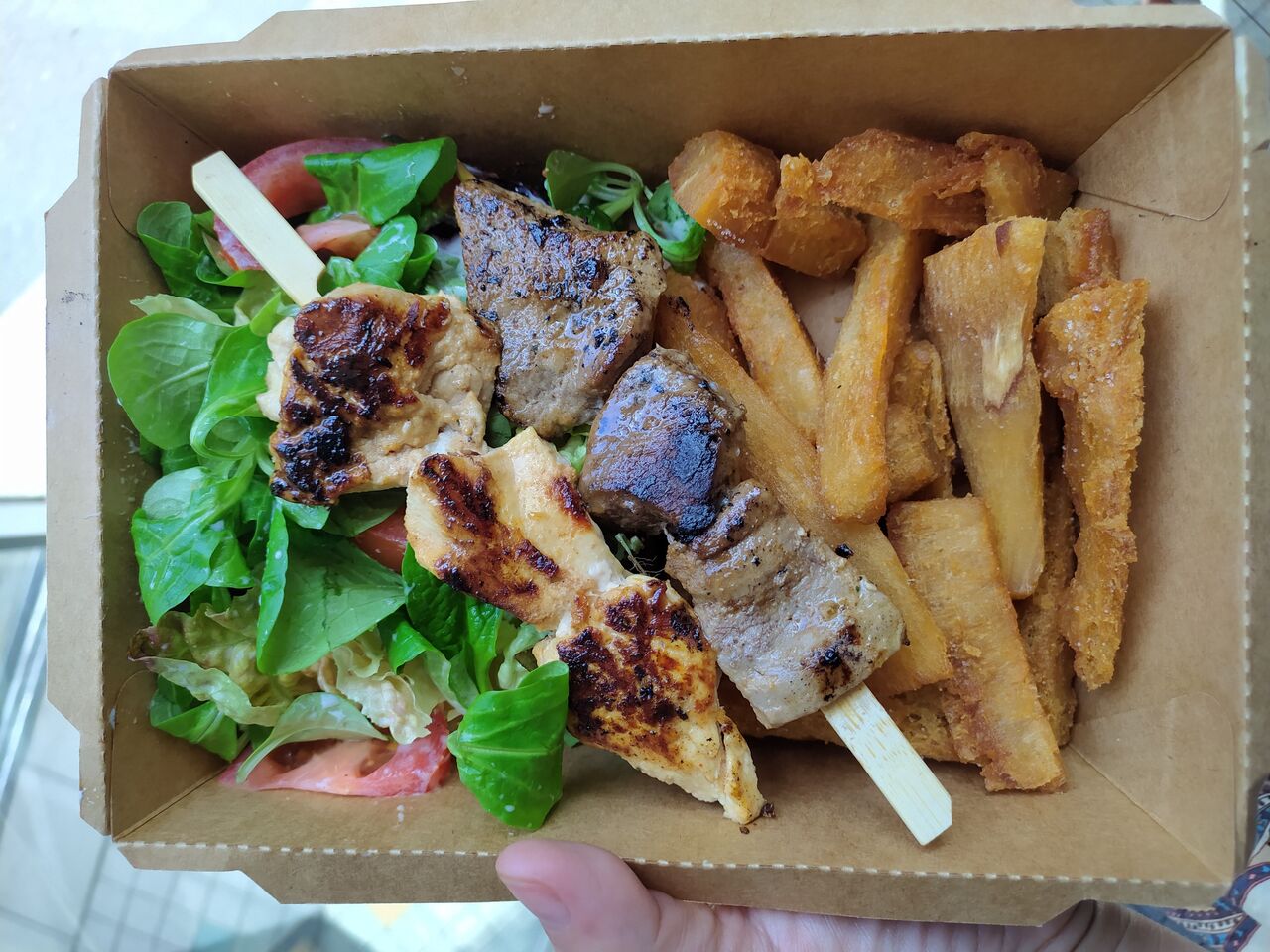Frites de manioc et