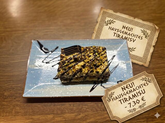 NEU in der Taverna Samos: Hausgemachtes Tiramisu – Ein Hauch von Griechenland!