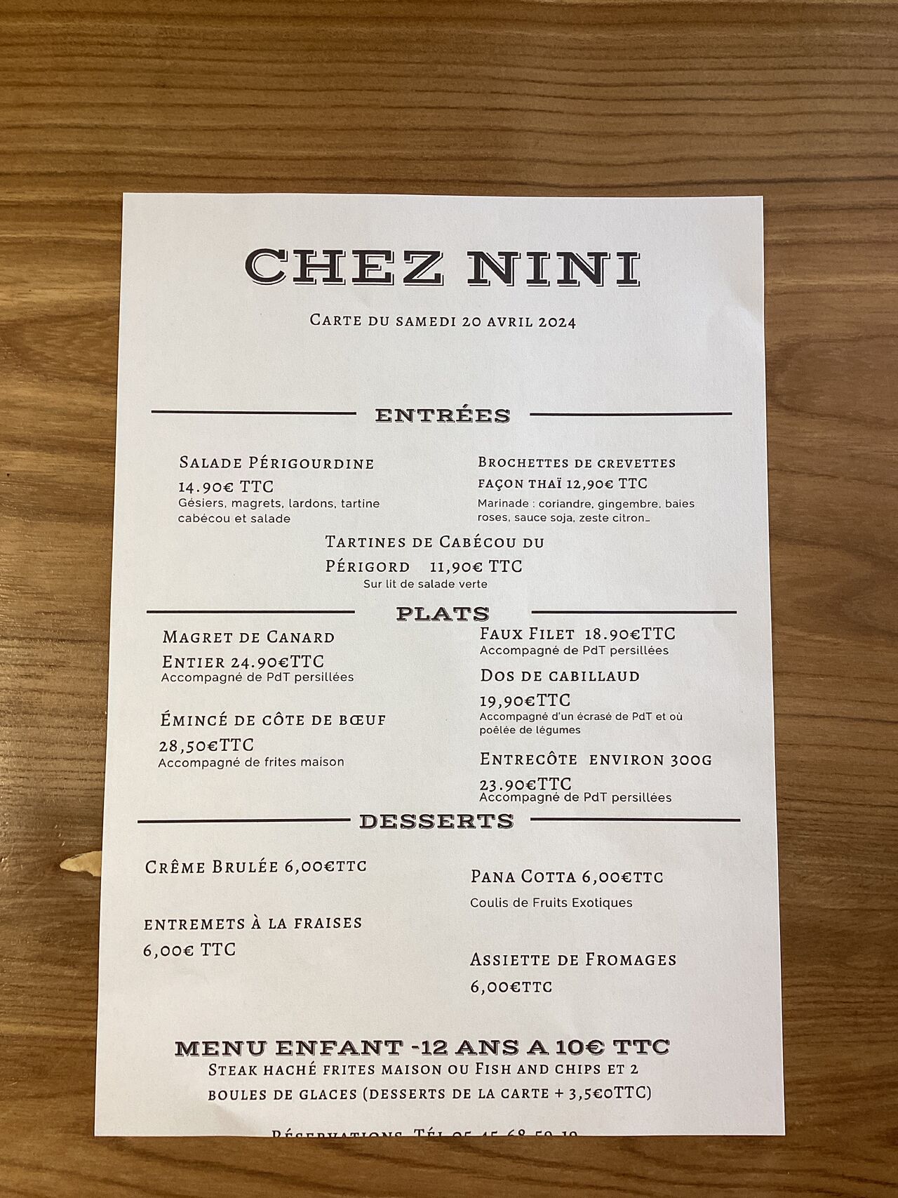 Weekend du 19/20 avril 2024