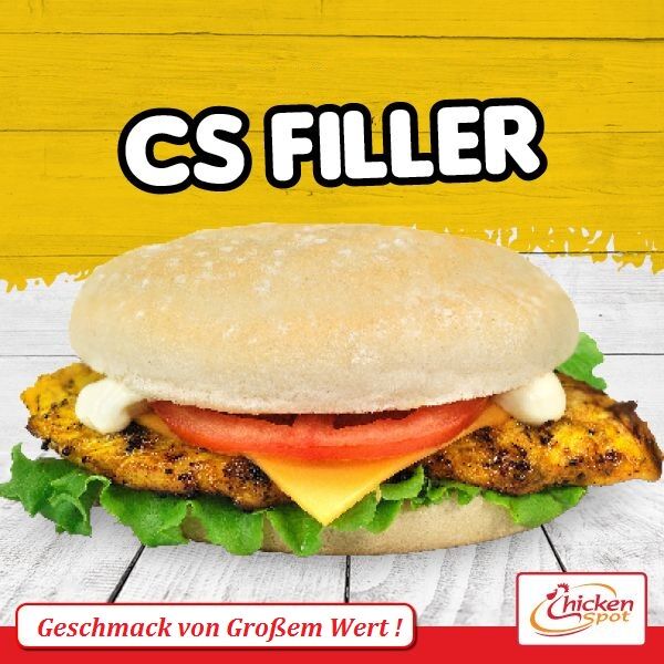 Unser CS Filler. Hähnchenbrust scharf mariniert und gegrillt