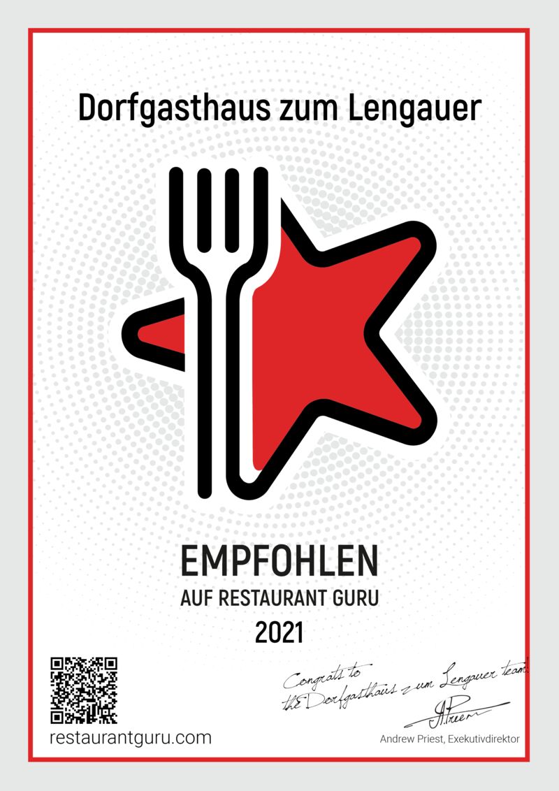 Danke für die Auszeichnung!