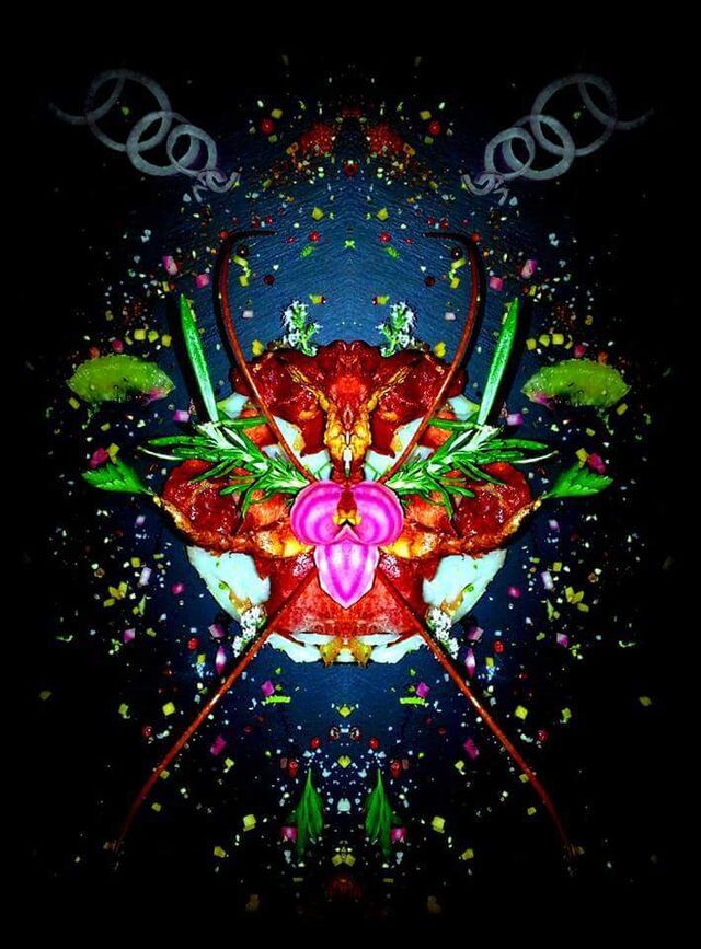 carpaccio saint jacques chips de jambon crus 