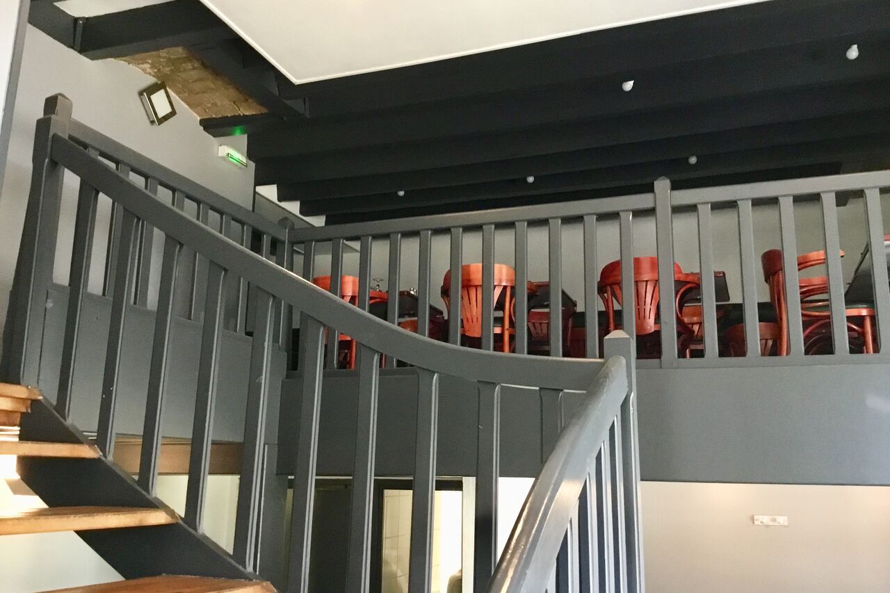 Notre salle à l'étage