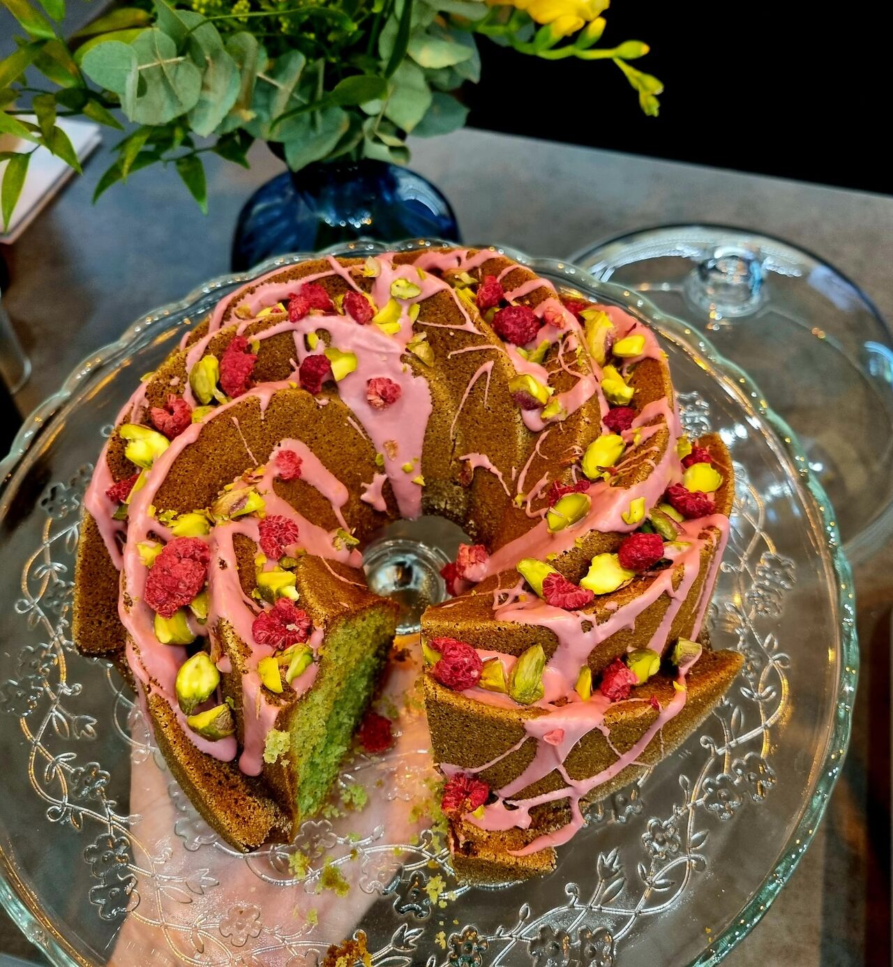 Pistáciová bábovka 