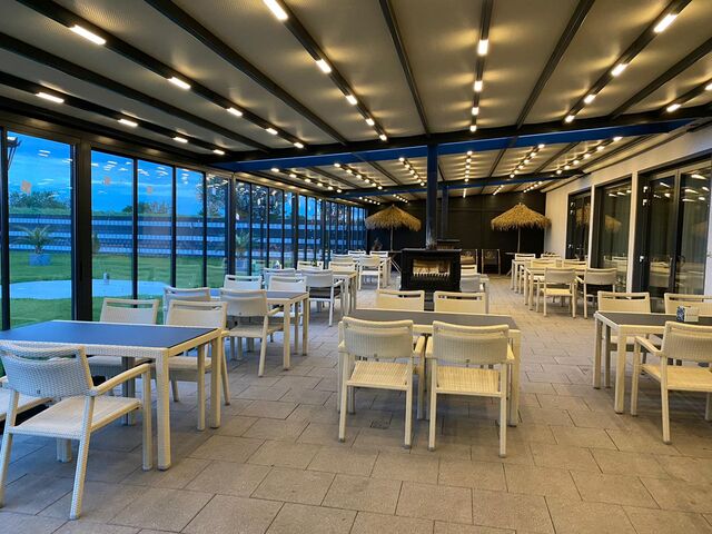 Blick auf unseren schönen neuen Wintergarten