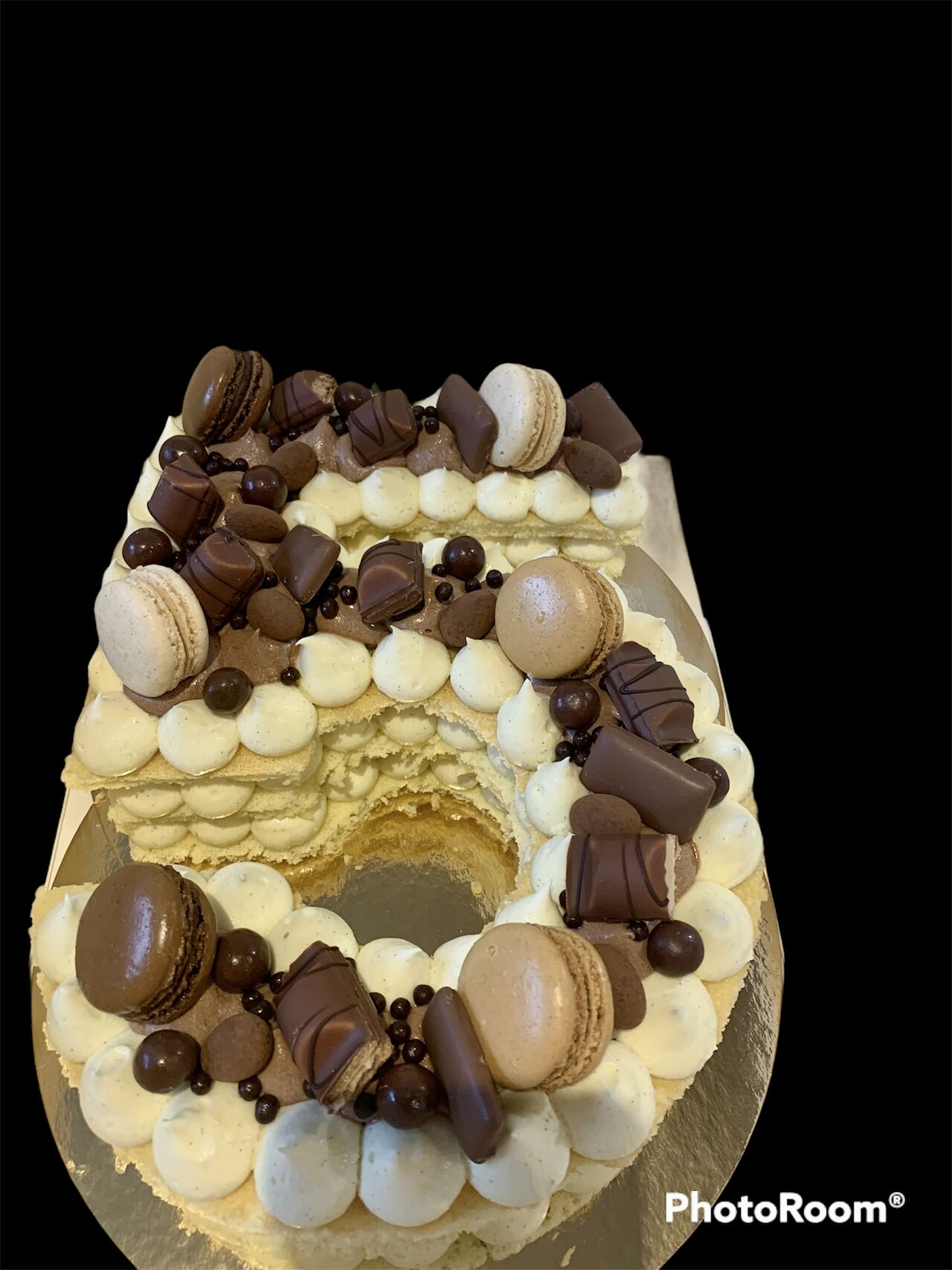 Number cake vanille chocolat 
