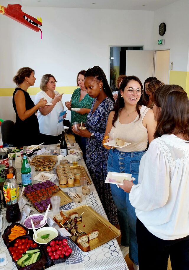 Buffet cocktail déjeunatoire, Salon-de-Provence, septembre 2024