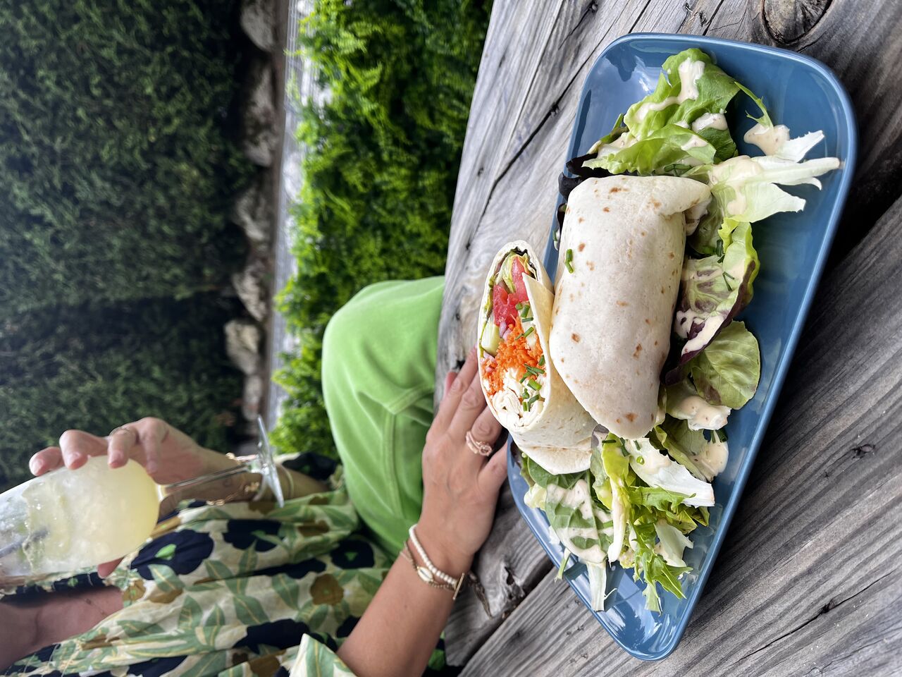 Wrap crudités