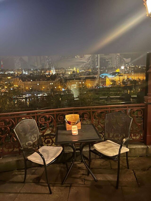 večerní výhled
