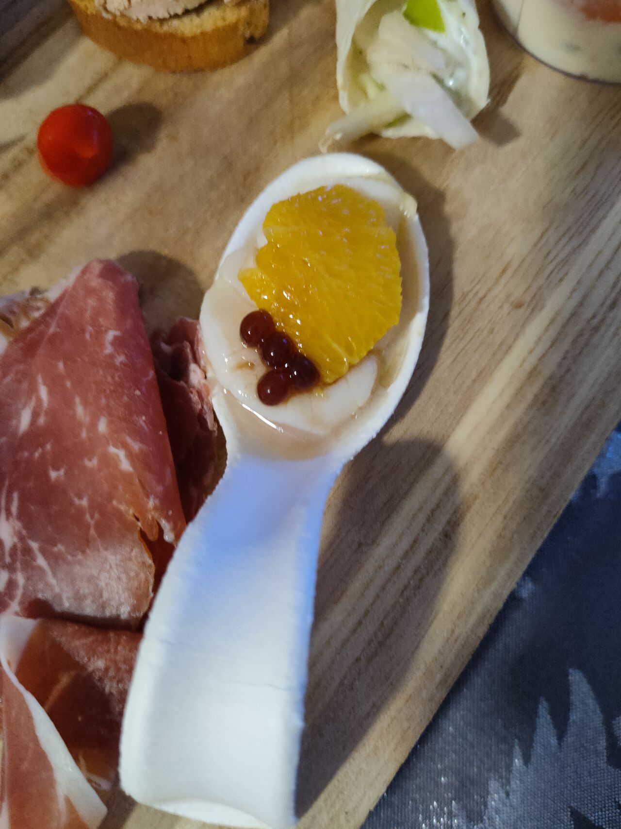 Tartare de st jacques aux agrumes
