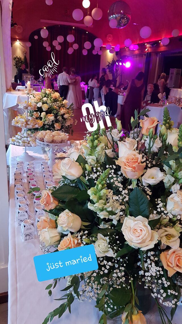 Schicke Hochzeitsdeko