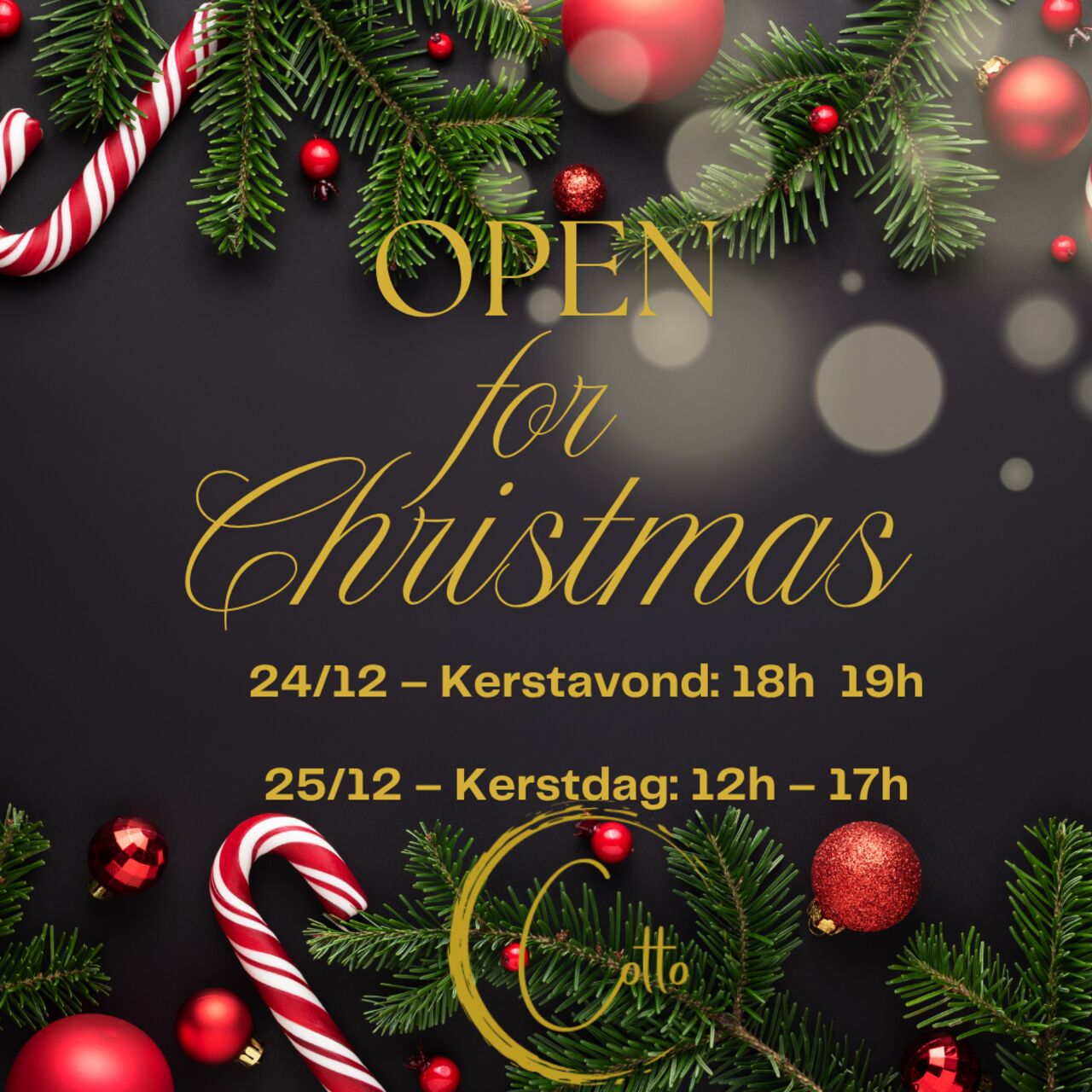 🎄 Kerst bij Cotto