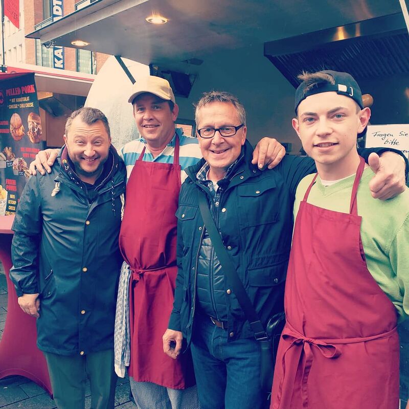 Die ´Jungs` Lege und Hoffmann von Kabel 1 bei uns