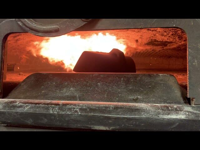 Mise en chauffe du four 