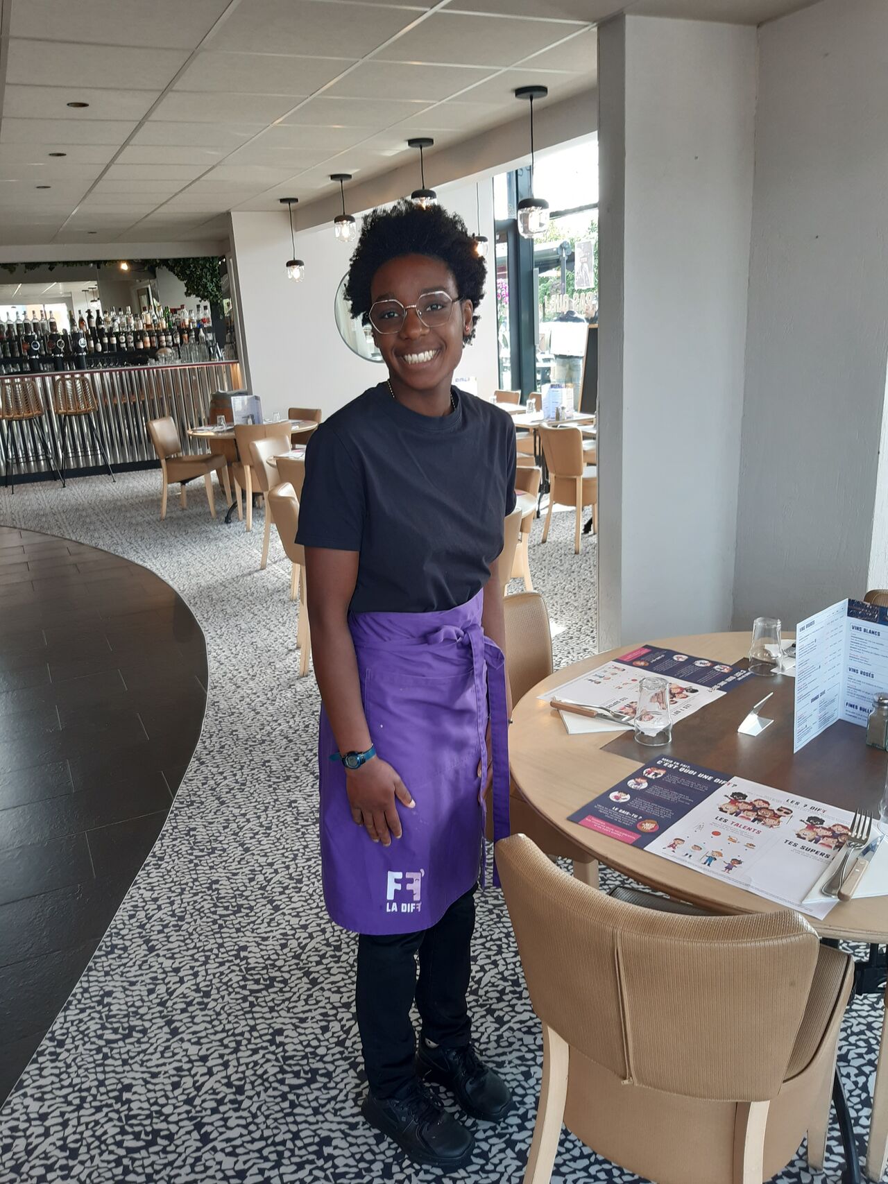 Nathalie, Stagiaire en Salle