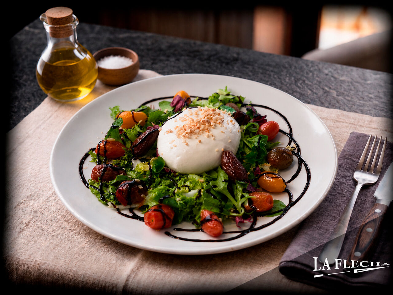Ensalada de Burrata.