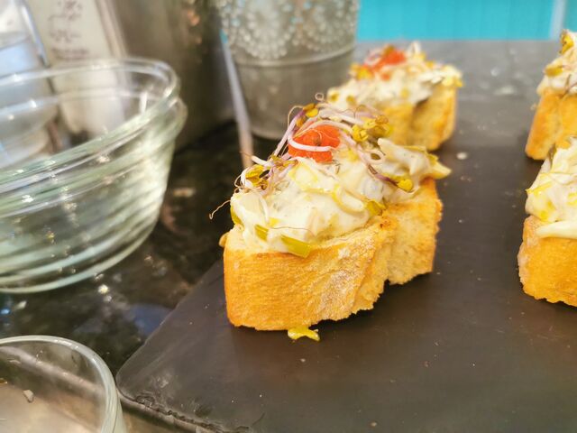 Ensaladilla de puerro. 