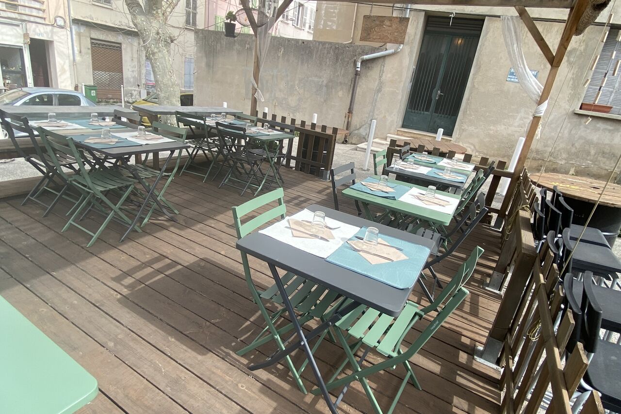 Terrasse ombragée ⛱️☀️