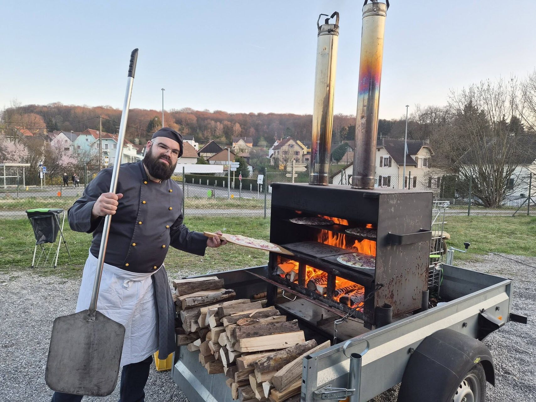 Biergartà au village d'Aspach