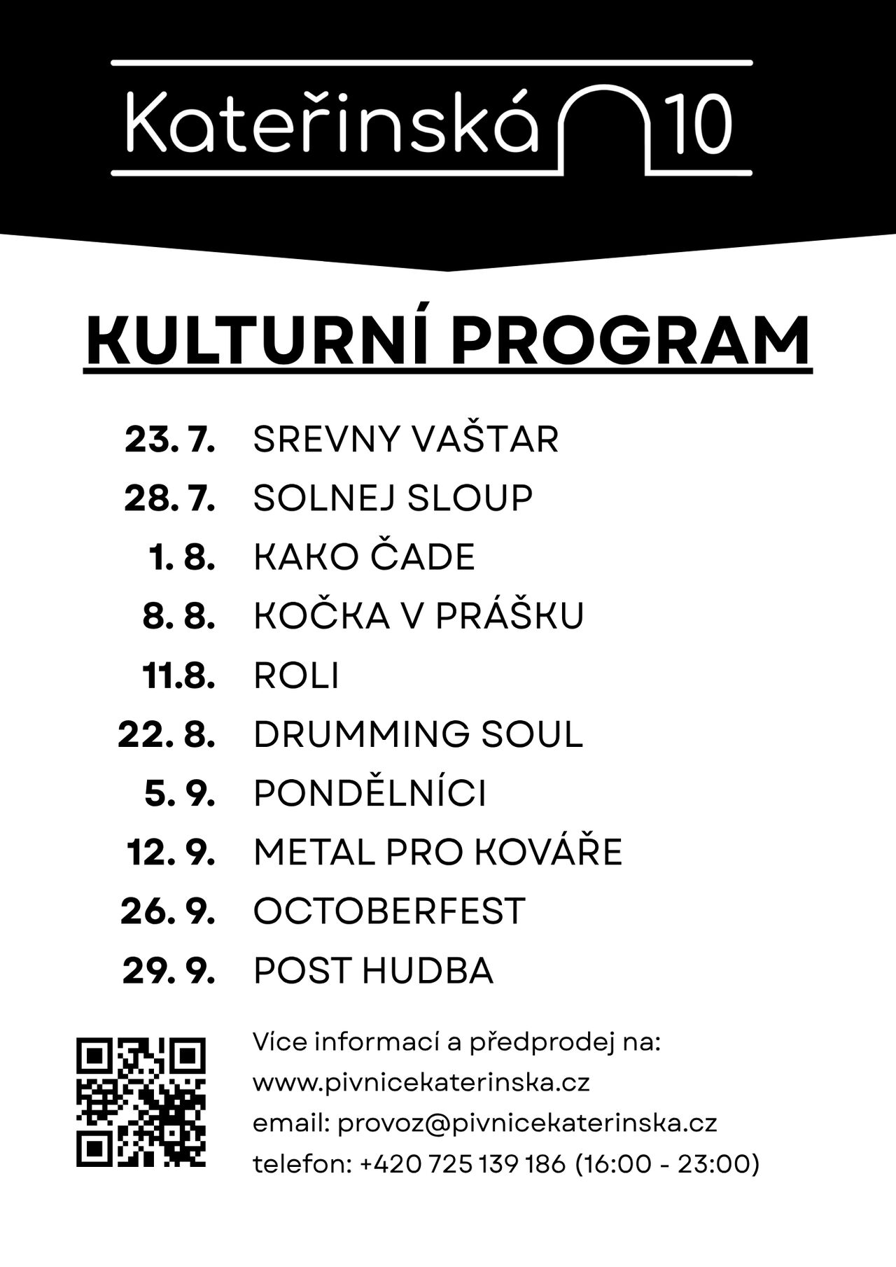 Program Kateřinská 10