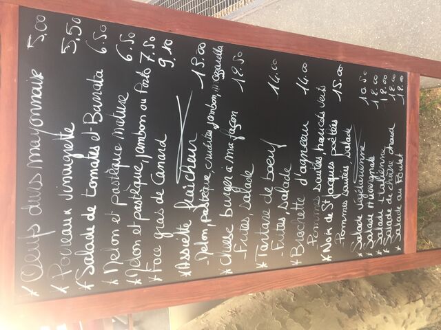 Menu de la semaine 