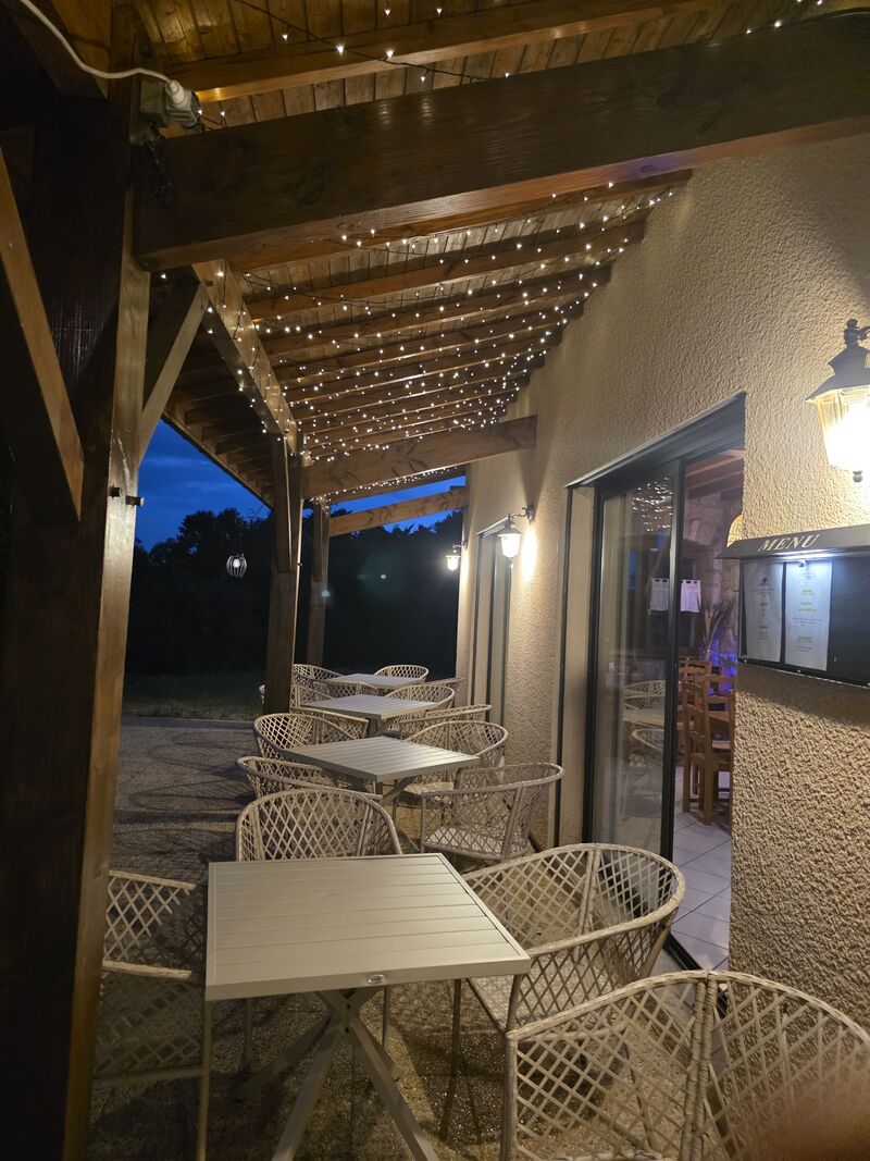 Terrasse : la nuit