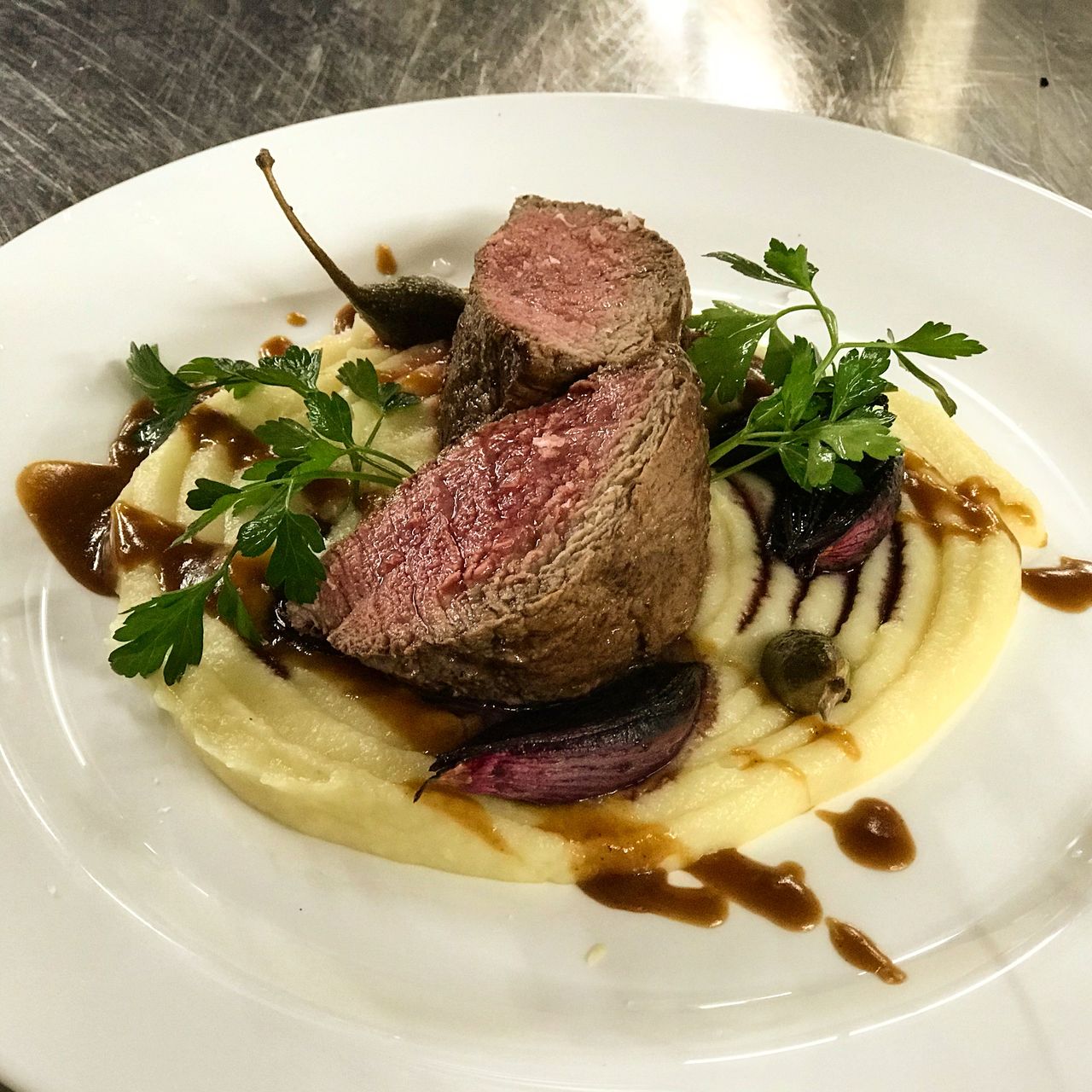 Tagesempfehlung Rinderfilet im Restaurant Grünheide Heydewirt am Peetzsee