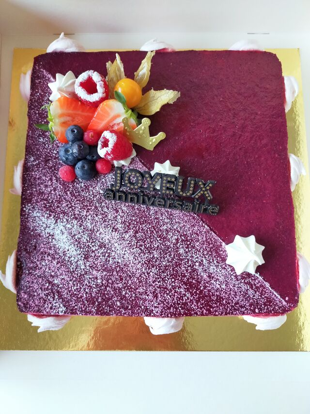 Bavarois fruits rouges