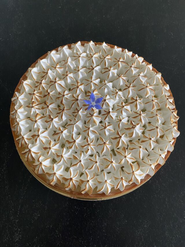 Tarte aux deux citrons meringuée - 5.50€/part