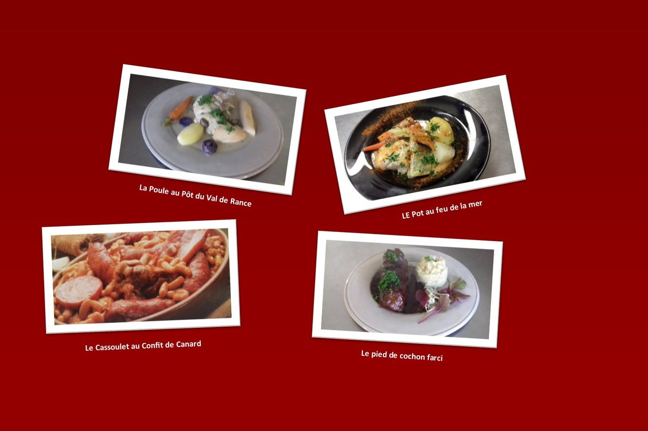 Nos plats du menu à 25€