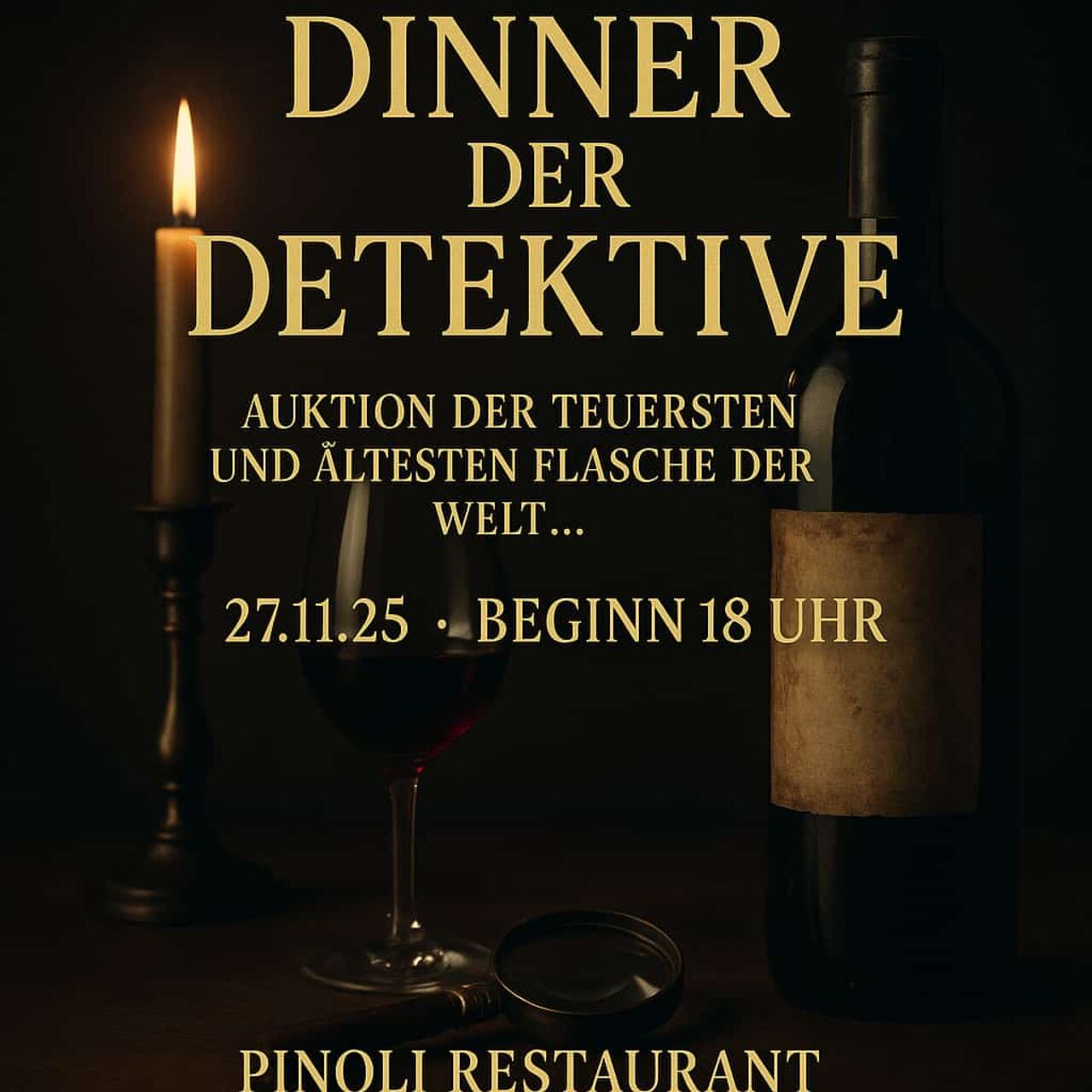 Dinner der Detektive
