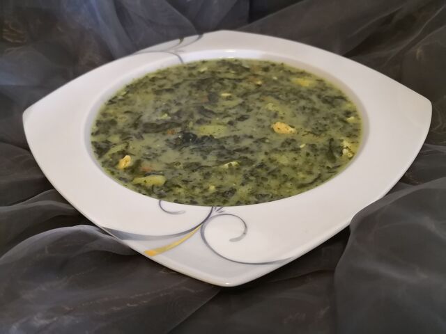Zupa szpinakowa