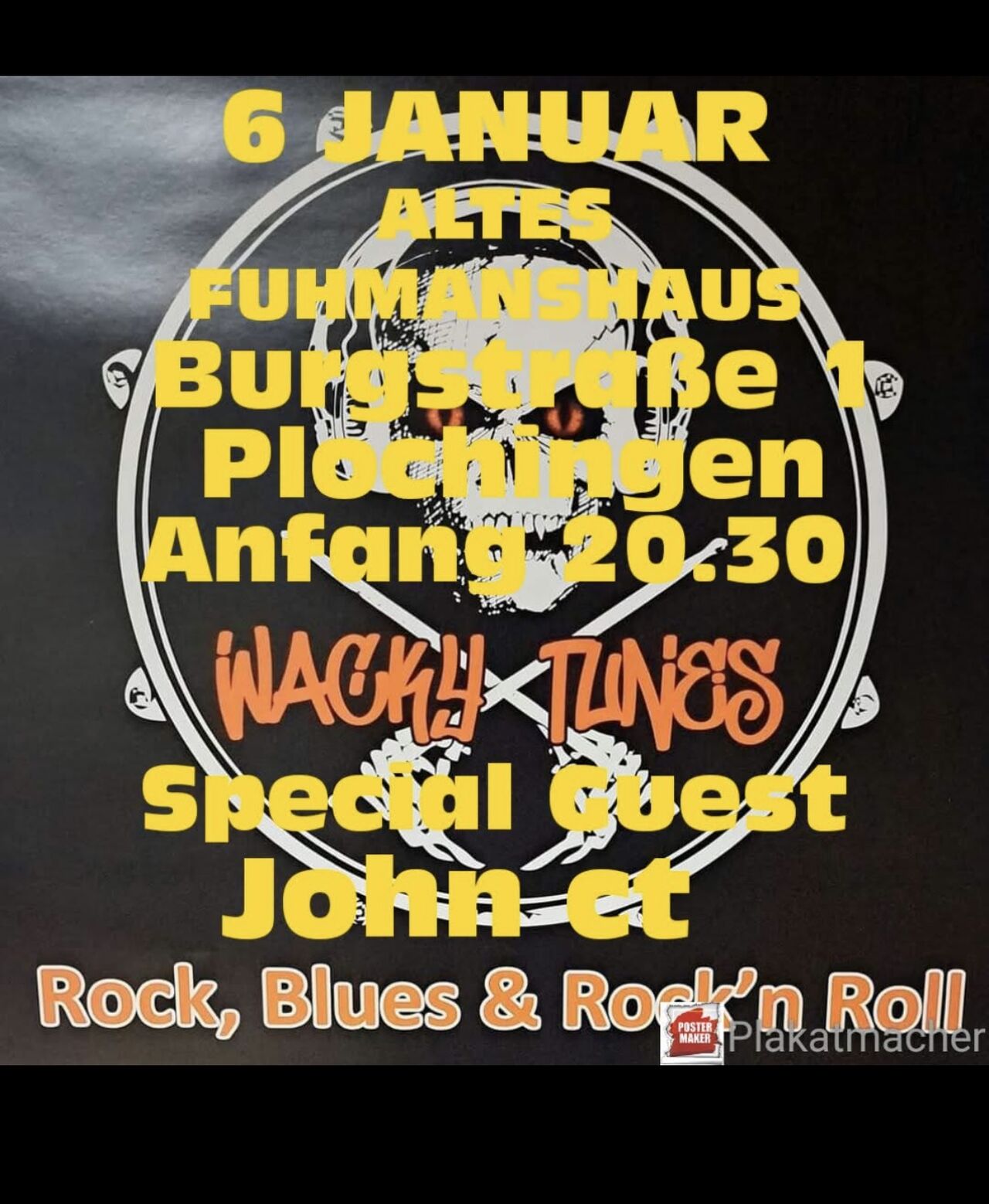 "Wacky Tunes" mit Special Guest John von Covertrain