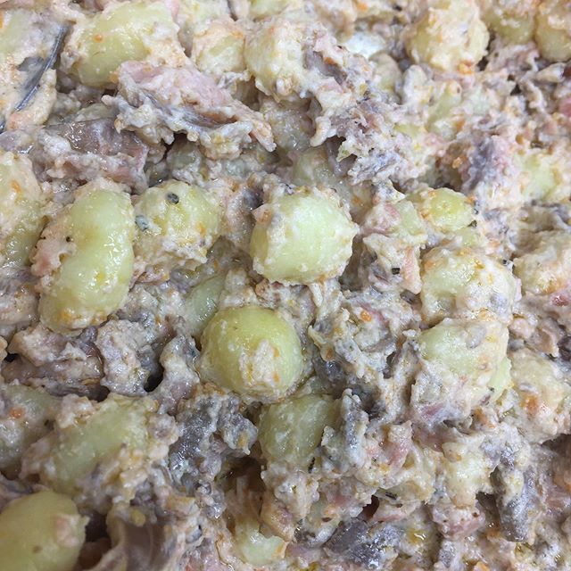 gnocchetti philadelphia e salmone