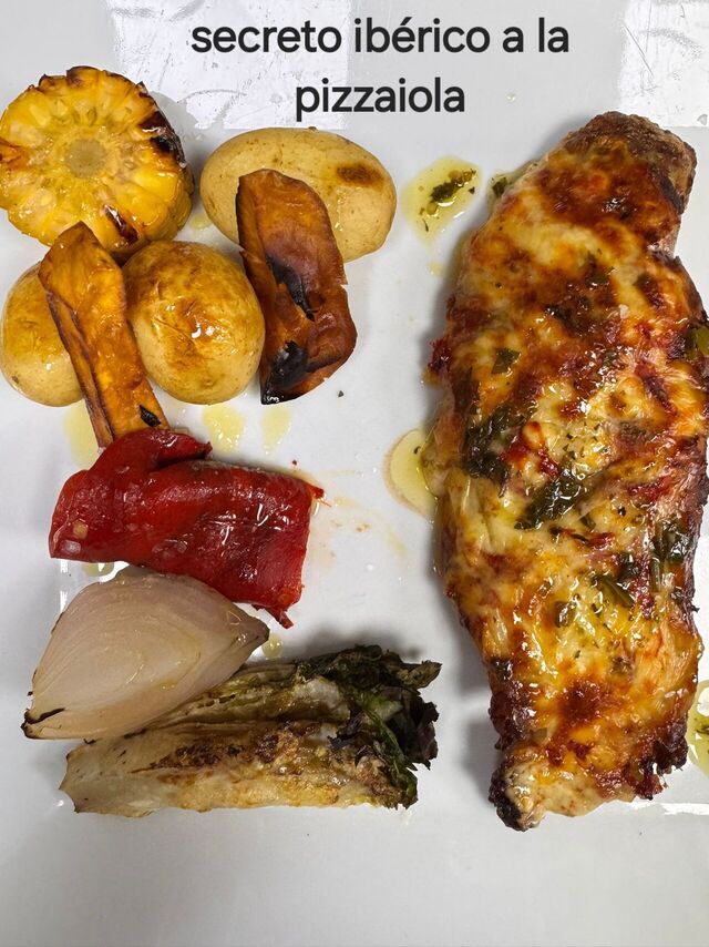 SECRETO IBÉRICO A LA PIZZAIOLA