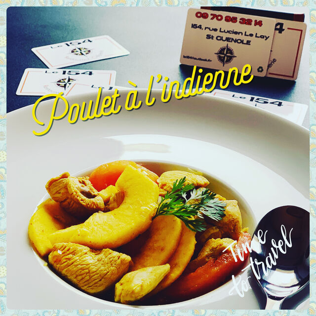 Cuisine évasion
Poulet à l'indienne
