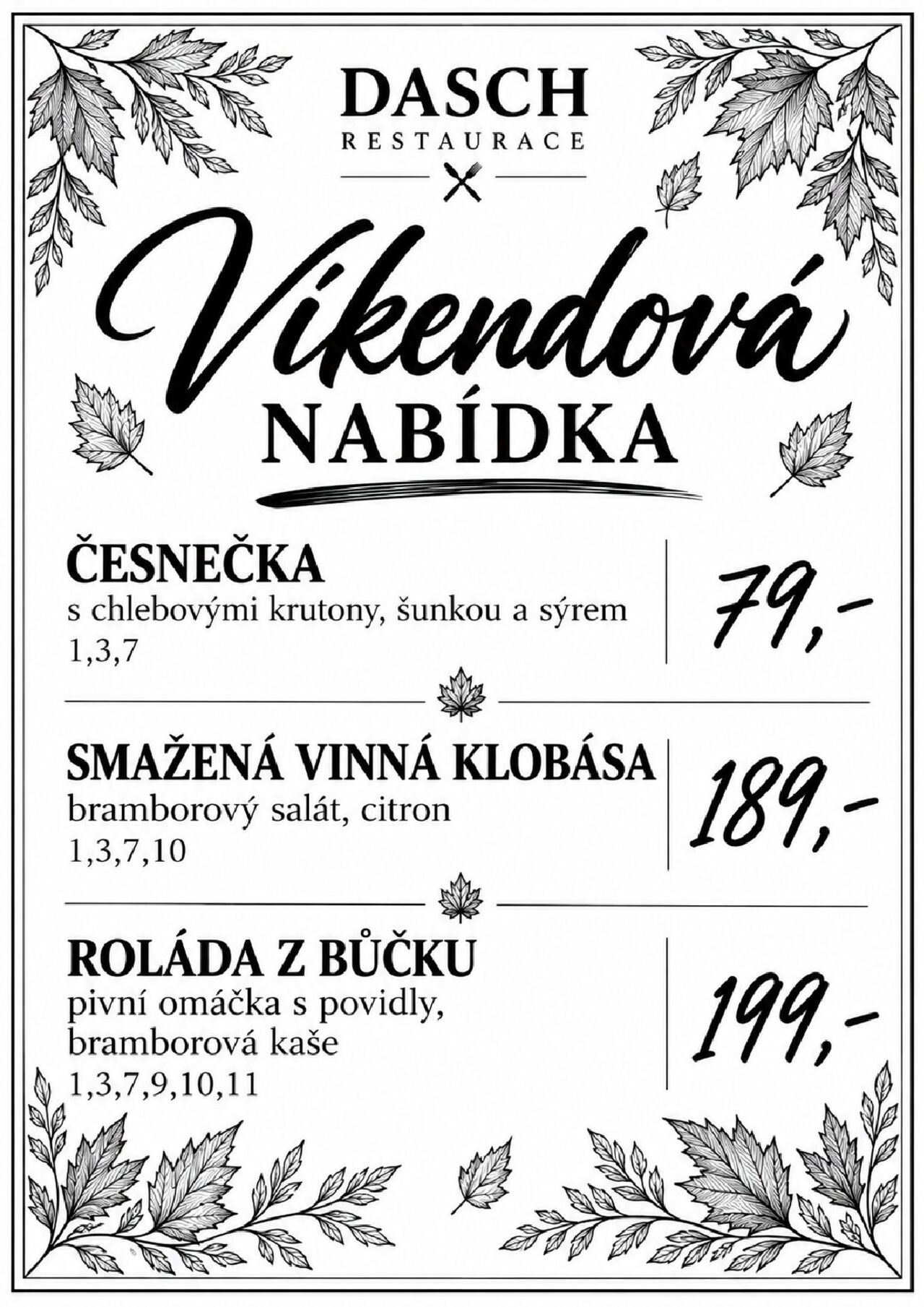 Víkendová nabídka