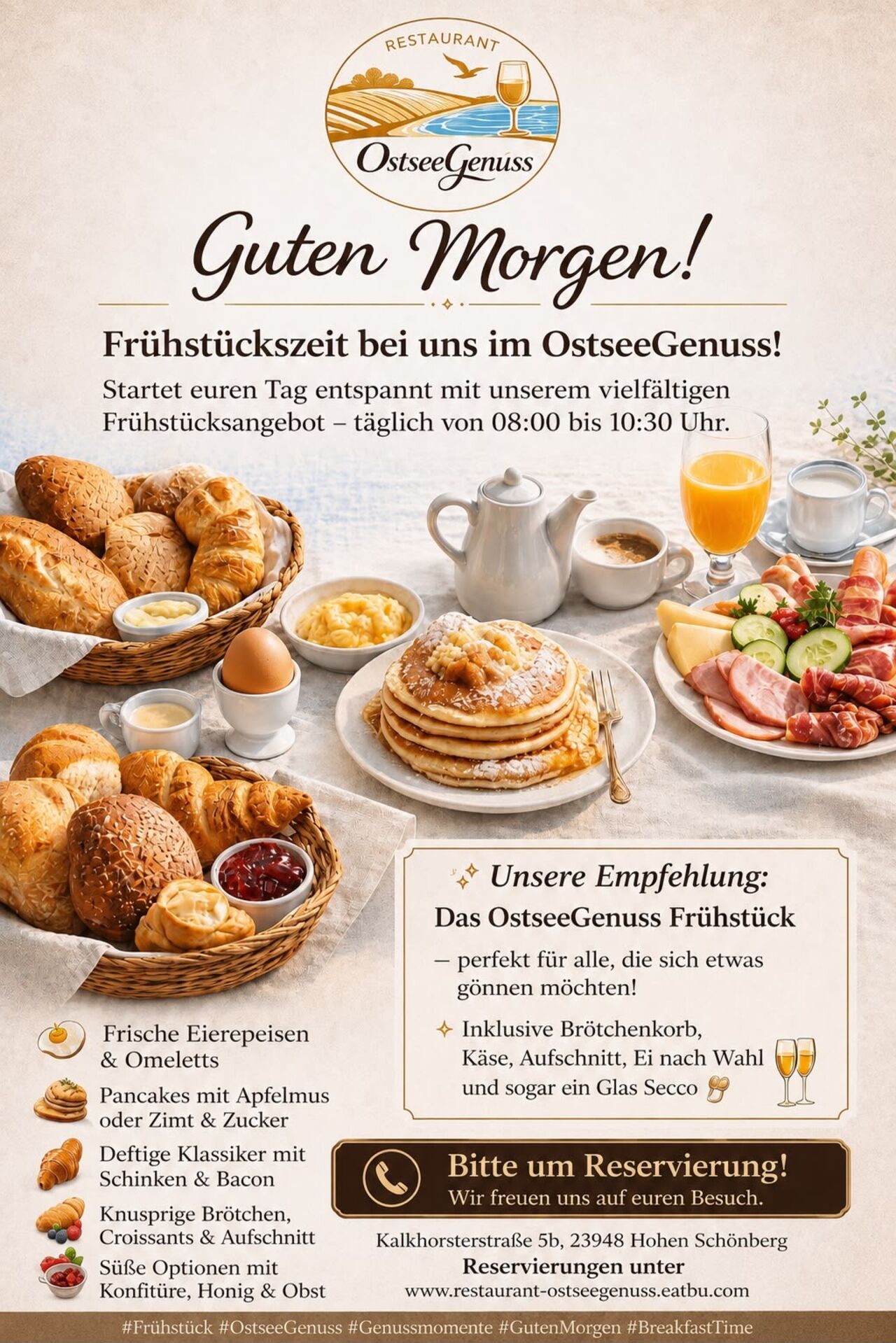 🌅 Guten Morgen aus dem OstseeGenuss! ☕🥐