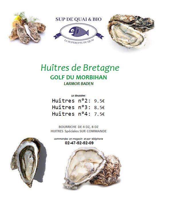 Huîtres de Bretagne