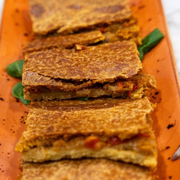 Empanada de maíz y volandeiras