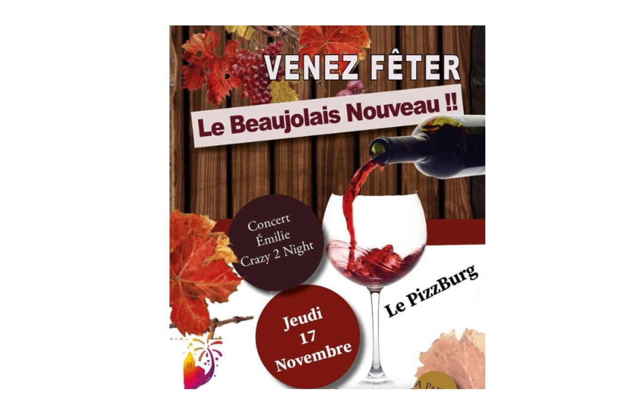 SOIREE BEAUJOLAIS ANIMEE PAR EMILIE CRAZY 2 NIGHT