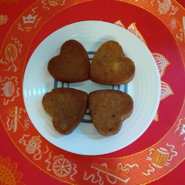 Banana bread cœur. Très moelleux, sains, bio, énergétiques. Idéal pour le petit déjeuner ou le goûter !