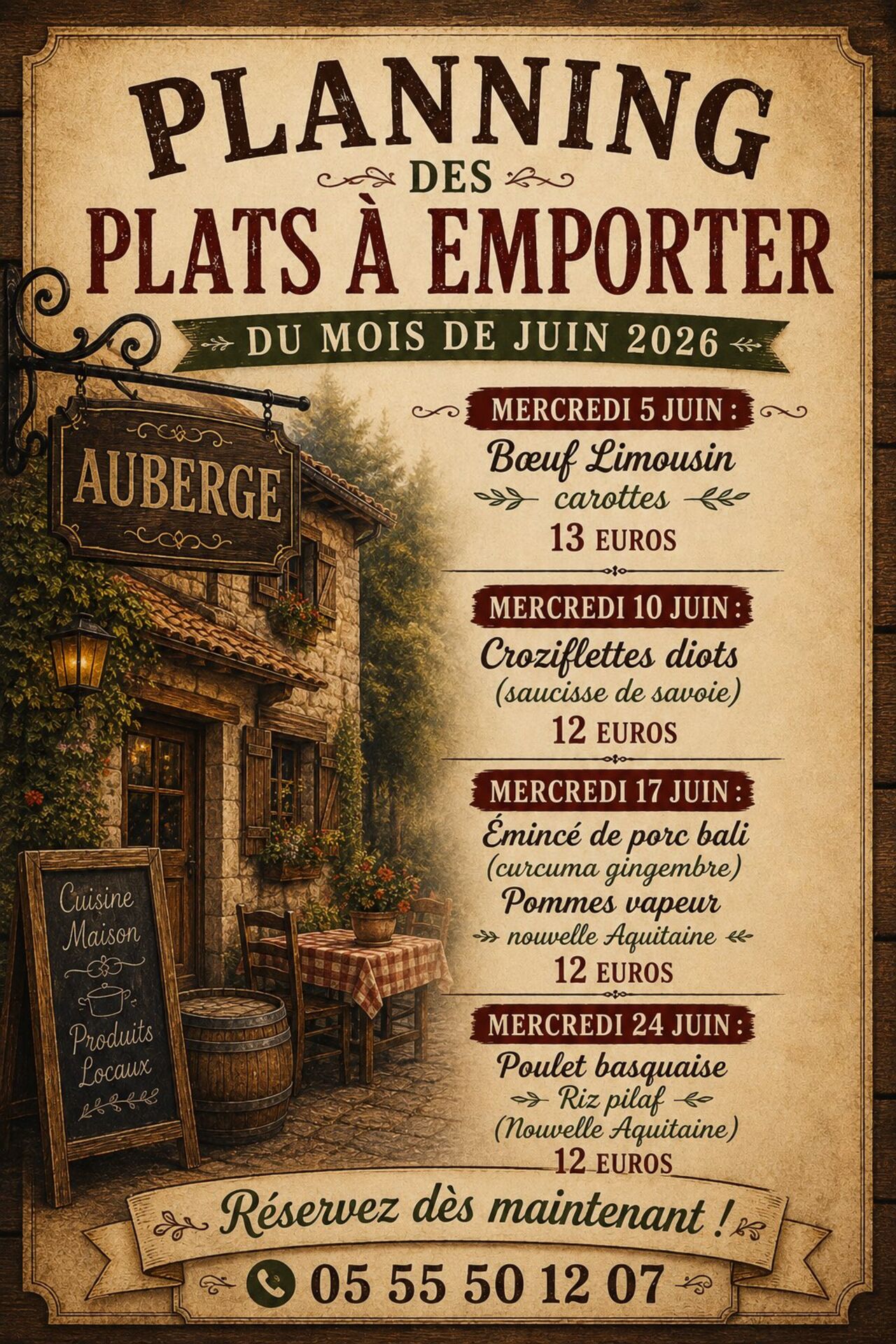 Plats à emporter