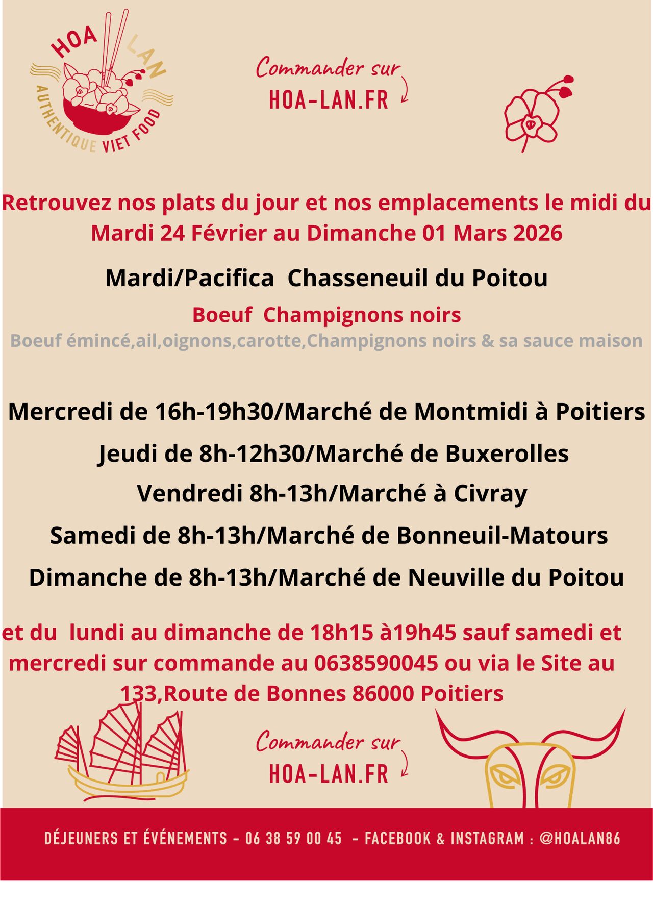 Semaine du 24 Février au 01 Mars 2026