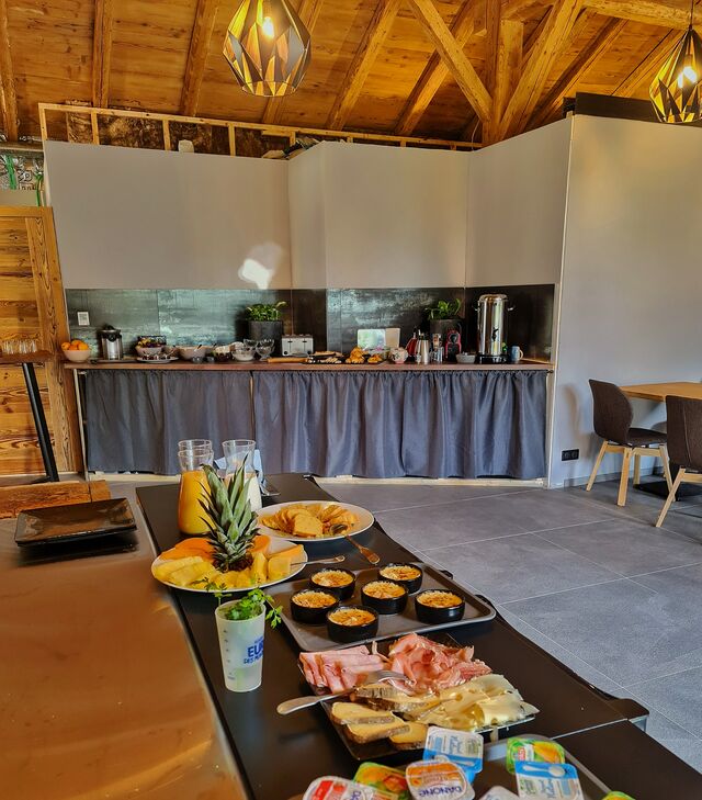 Le petit-déjeuner buffet 