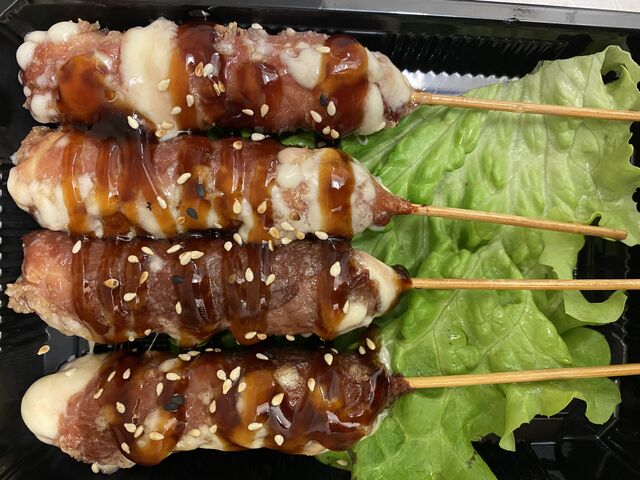 Yakitori bœuf et fromage 