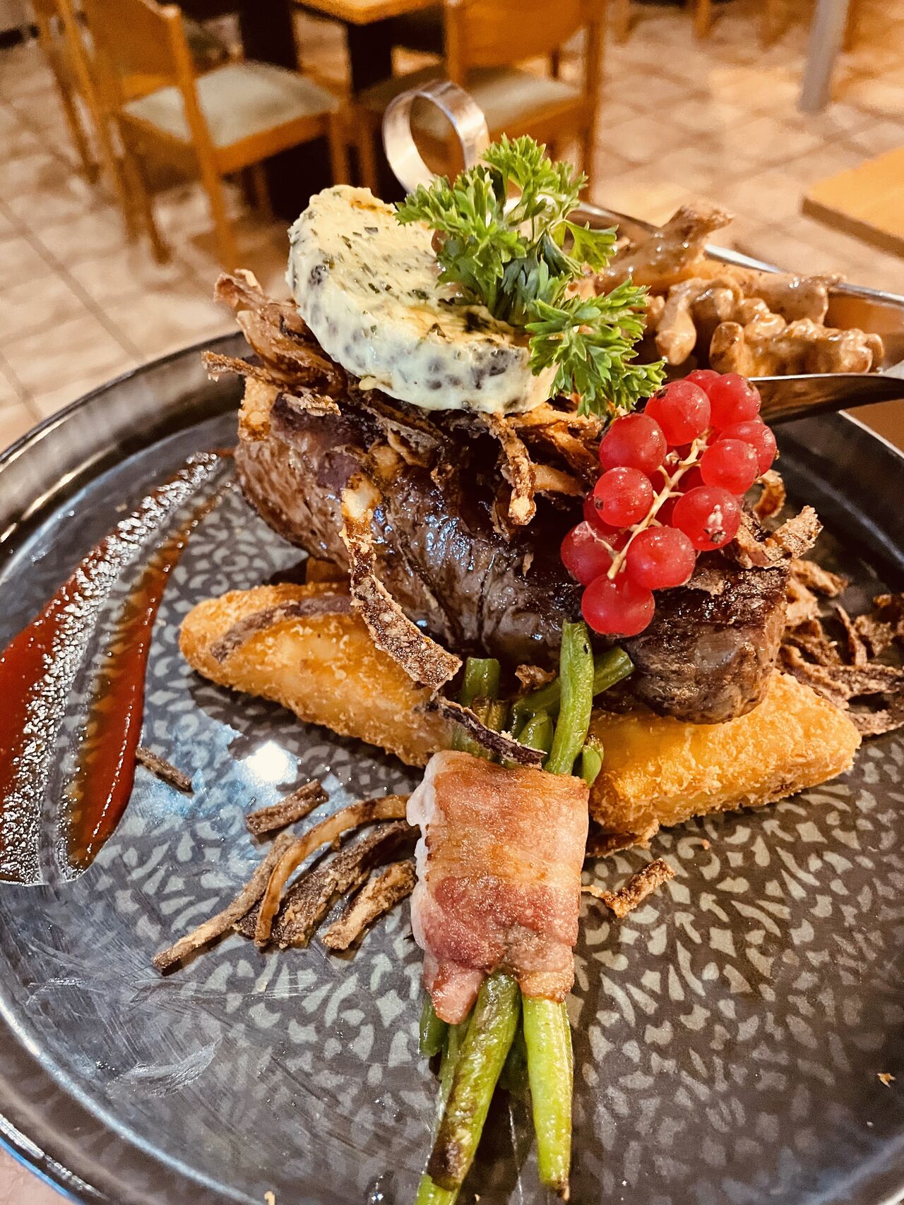 Roastbeef mit Pfifferlinge 